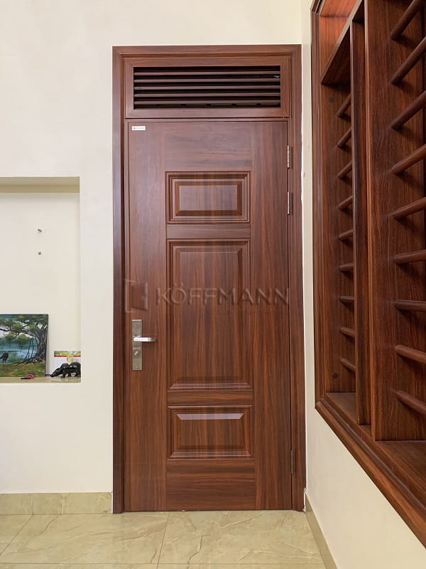 Lựa chọn cửa thép vân gỗ làm cửa phòng ngủ có thích hợp không?
