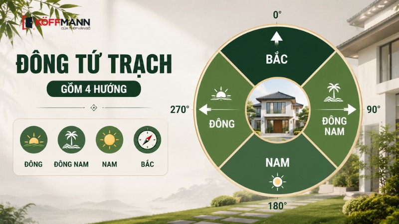 dong tu trach gom nhung huong nao