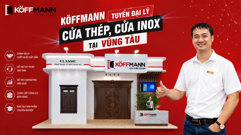 koffmann tuyen dai ly cua thep cua inox tai vung tau