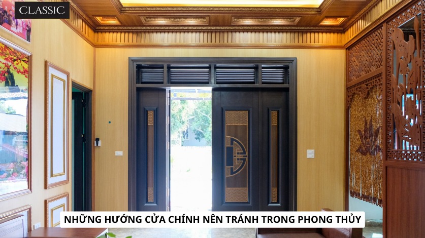 nhung huong cua chinh nen tranh trong phong thuy