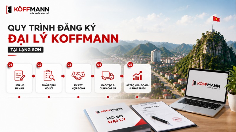 quy trinh dang ky lam dai ly kinh doanh cua thep cua inox koffmann tai lang son
