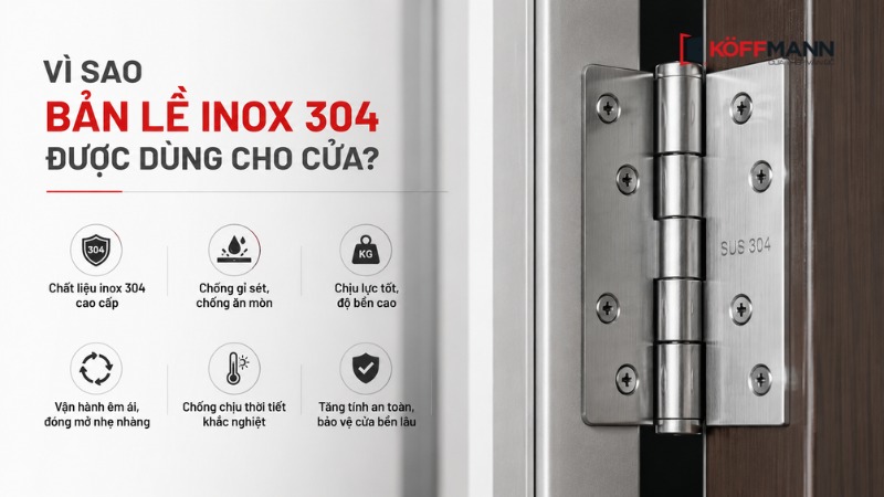 vi sao ban le inox 304 duoc dung cho cua