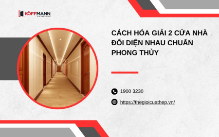 Cách hóa giải 2 cửa nhà đối diện nhau