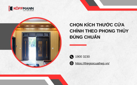 Chọn kích thước cửa chính theo phong thủy