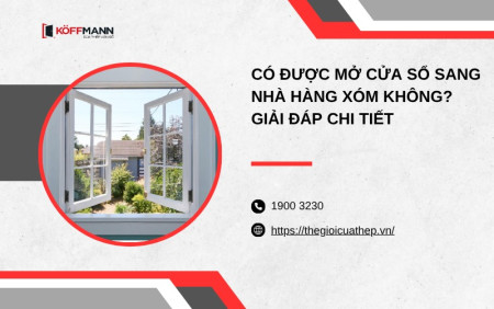 Có được mở cửa sổ sang nhà hàng xóm không?