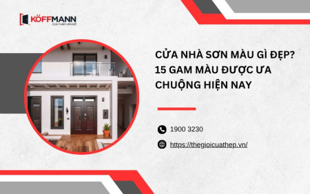 Cửa nhà sơn màu gì đẹp?