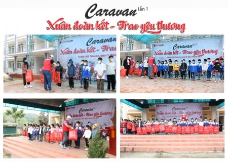[dantri.com.vn] Cửa thép vân gỗ Koffmann tổ chức chương trình Caravan: “Xuân đoàn kết – Trao yêu thương” lần 1