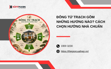 Đông tứ trạch gồm những hướng nào? Cách chọn hướng nhà chuẩn