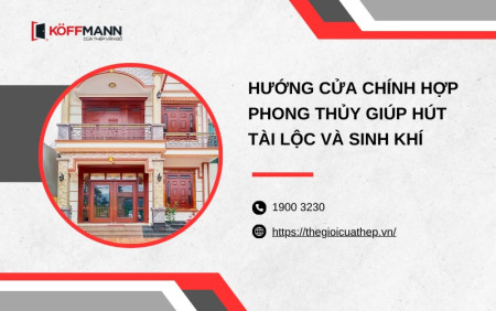 Hướng cửa chính hợp phong thủy