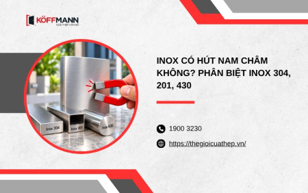 Inox Có Hút Nam Châm Không? Phân Biệt Inox 304, 201, 430