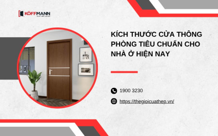 Kích thước cửa thông phòng tiêu chuẩn