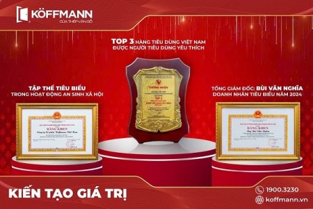 Koffmann được tôn vinh tại lễ trao giải "Doanh nhân, Doanh nghiệp Thăng Long 2024"