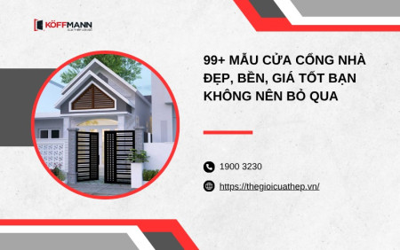 99+ Mẫu cửa cổng nhà đẹp, bền, giá tốt