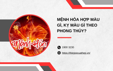 Mệnh hỏa hợp màu gì, kỵ màu gì