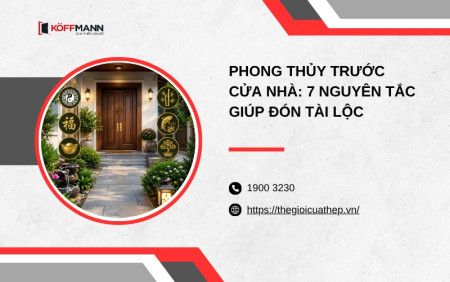 Phong thủy trước cửa nhà: 7 nguyên tắc giúp đón tài lộc