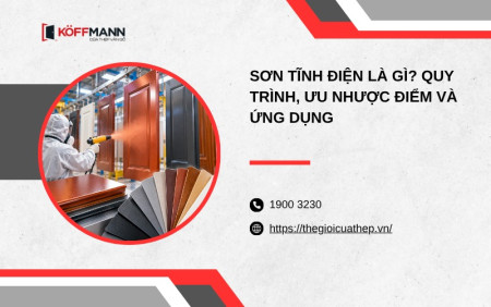 Sơn tĩnh điện là gì? Quy trình, ưu nhược điểm và ứng dụng