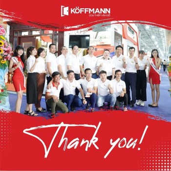 Koffmann gửi lời cảm ơn tới Quý khách hàng/ Quý đối tác tham dự Vietbuild