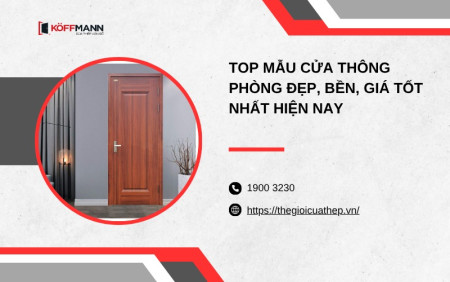 Top mẫu cửa thông phòng đẹp