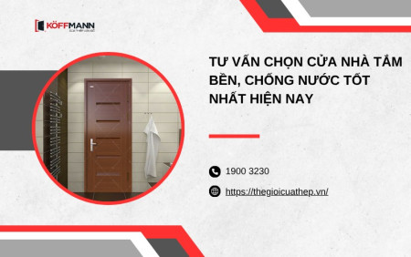 Tư vấn chọn cửa nhà tắm bền, chống nước tốt