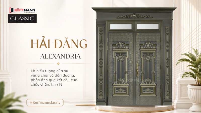 thiet ke hai dang alexandria mang dau an co dien