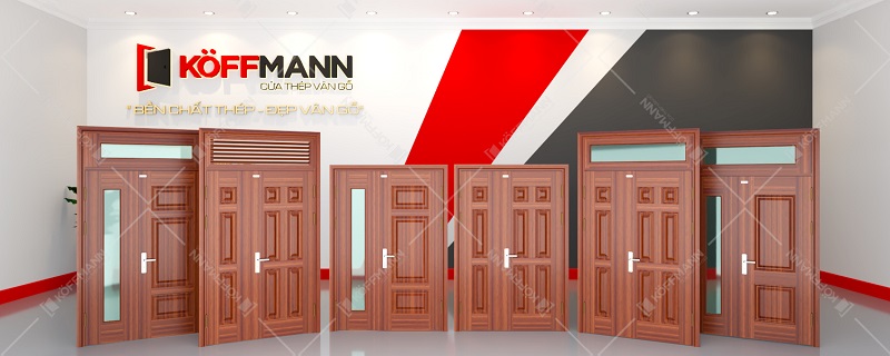 Các loại cửa thép vân gỗ Kofmann