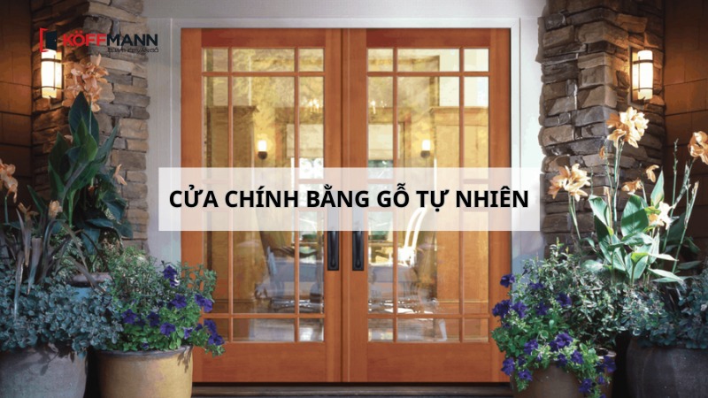 cua chinh bang go tu nhien