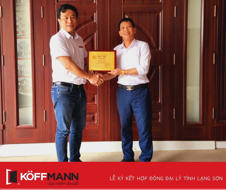 Koffmann tổ chức buổi lế ký kết hợp đồng đại lý tại khu vực Lạng Sơn