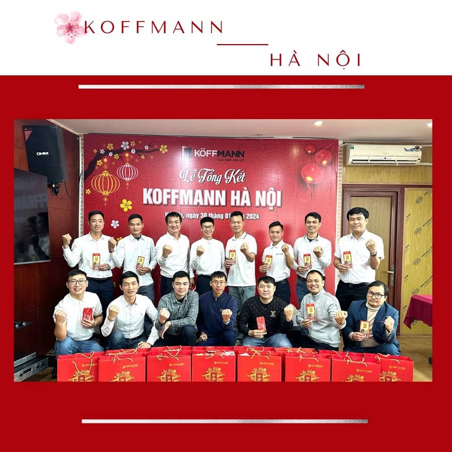 Koffmann tổ chức lễ tổng kết cuối năm 2023 hệ thống đại lý Hà Nội