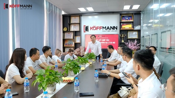 Koffmann ký hợp đồng với đại lý khu vực Hà Nội 