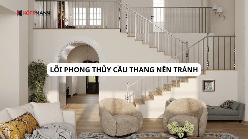 loi phong thuy cau thang nen tranh