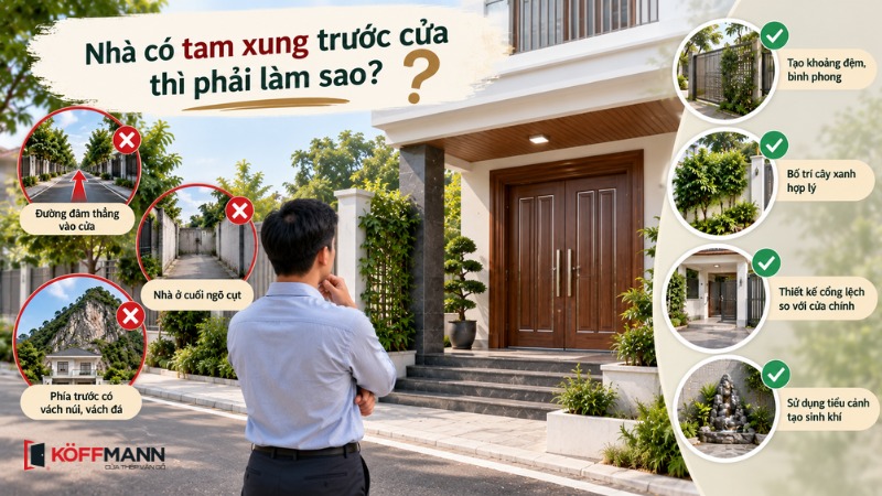 nha co tam xung truoc cua thi phai lam sao