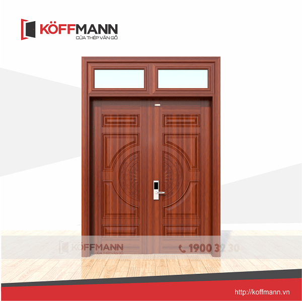 Koffmann ra mắt cửa thép vân gỗ huỳnh trống đồng 
