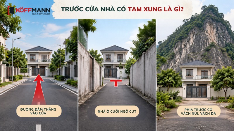truoc cua nha co tam xung la gi