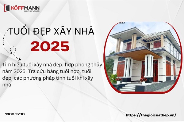 XEM TUỔI LÀM NHÀ NĂM 2027 ĐỂ TRÁNH PHẠM KIM LÂU TAM TAI HOANG ỐC